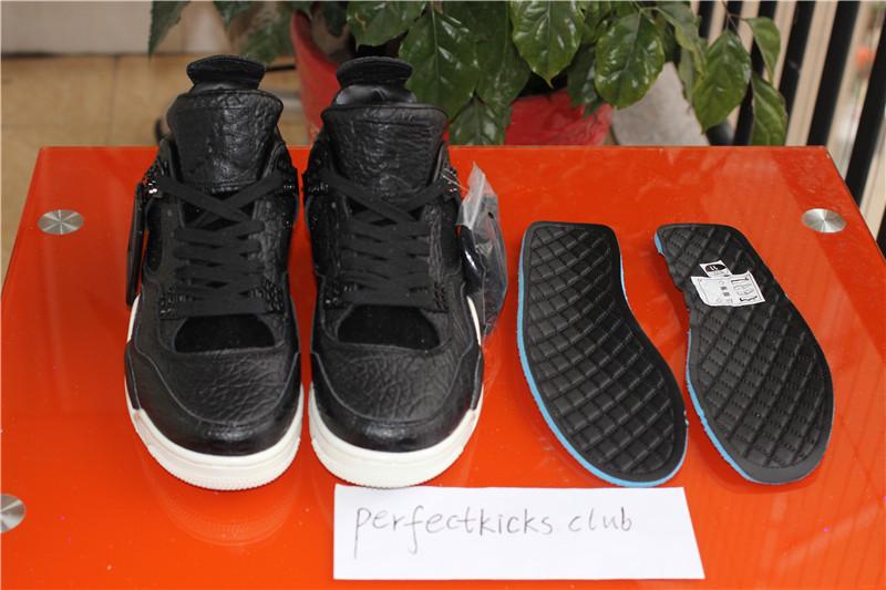 Authentic Air Jordan 4 Premium Black